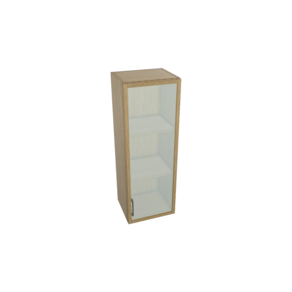 Empire Glass Door Wall Cabinet Kit - 15”x 42” X 13”