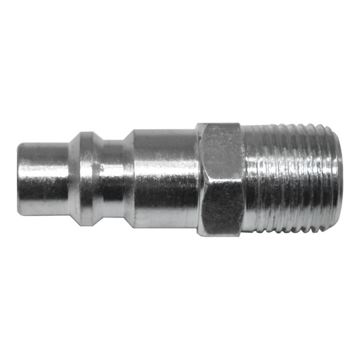 Industrial Steel Air Plug (3/8" Plug, 3/8" Male NPT) Bulk Packed