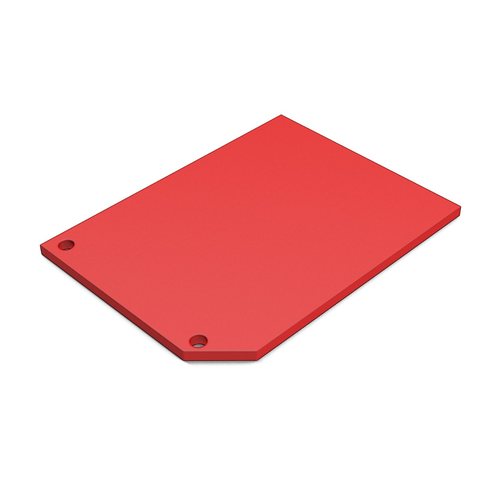 Tennant/Nobles - 4013906 - Skirt, Rbr, .25, 07.36W 05.51L, 02/ Hole (Replaces Tennant 760882)