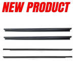 Window Felt Beltline Weatherstrips Set - Extended Cab Rear