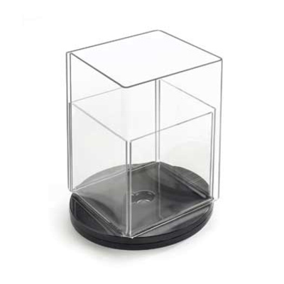 Cal-Mil 530 square Classic Turn Table Card Holder
