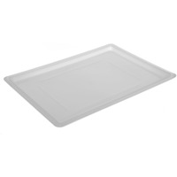 Carlisle 1064702 18" x 26" White "Lock-Tight" Lid