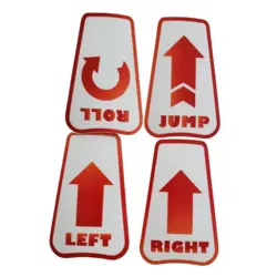 SET OF 4 DECALS DPADS