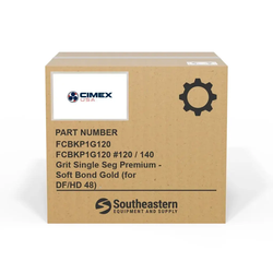 Cimex - FCBKP1G120 - FCBKP1G120 #120 / 140 Grit Single Seg Premium - Soft Bond Gold (for DF/HD 48)