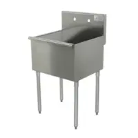 Advance Tabco 6-41-36 Square Corner Kitchen Sink 1-Compartment | Cook's Direct