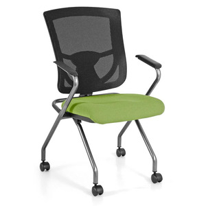8094 MESH NESTING CHR-BLKBK-NO SEAT