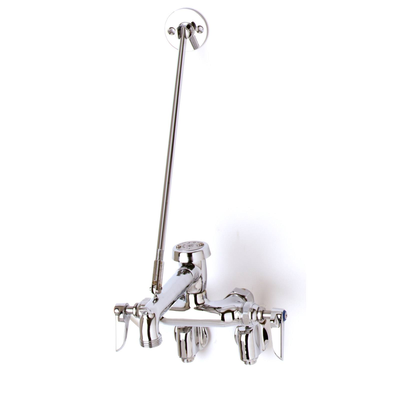 T&S Brass B-0668-POL Service Sink Faucet 2-1/4" to 8-1/4" Adjustable Centers