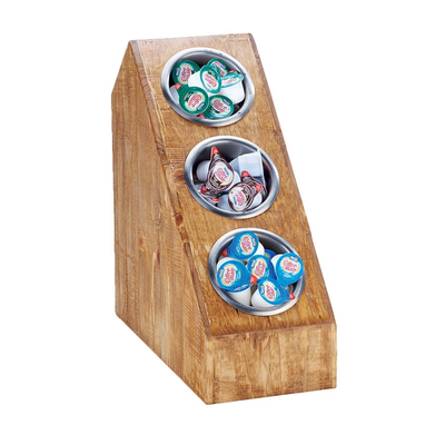 Cal-Mil 3423-3-99 6-1/4"W x 14-1/2"D x 15"H Madera Cylinder Stand