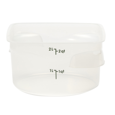 Cambro 2RFSPROPP190 FreshPro Camrounds, 2 Qt Food Storage Contai