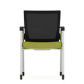 Propel Guest Chair - Black Mesh Back with Green Seat