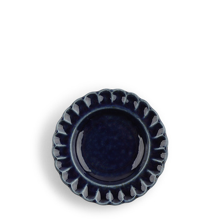 Sauce Dish Crimp Navy 3.5"