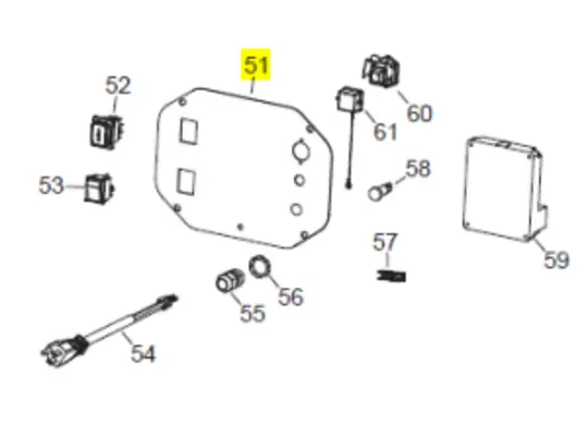Veloci Heater Replacement control box panel