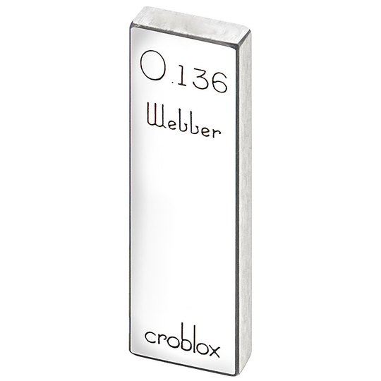 STARRETT RC .136 A1 Rect. Croblox Gage Block - .136 In., Grade A1