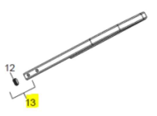 Veloci Heater Replacement FLAME 115 Handle