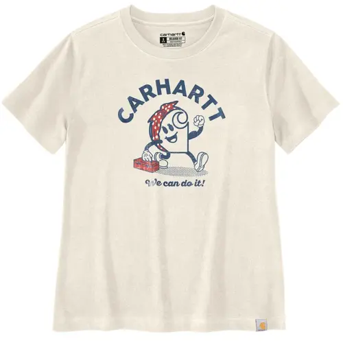 CARHARTT 107394 - Womens Irvine Relaxed Nettie T-Shirt - Eggshell