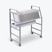 Luxor LOTM16 16-Device Open Tablet and Chromebook Charging Cart