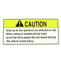 STICKER C SEAT END