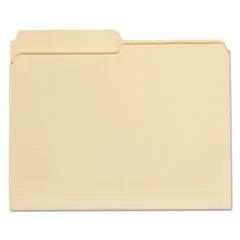 UNV12112 UNIVERSAL OFFICE MANILA FILE FOLDERS 1/2 CUT TAB       100/BX