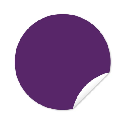 Plain Label - 13/16" Circle - Purple