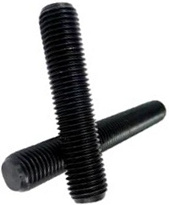 NO. 10" - 24 X 4" FULLY THREADED STRAIGHT ROD ALLOY STEEL 33-39 HRC PLAIN