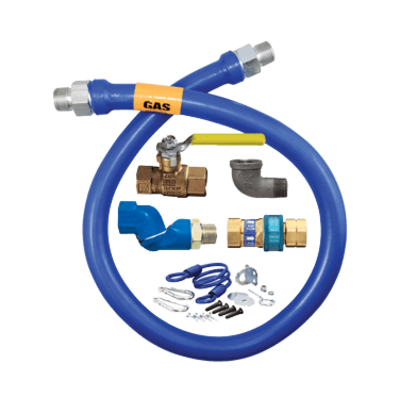 Dormont Manufacturing 16125KITS24 Dormont Blue Hose Moveable Gas Connector Kit 1-1/4" Dia.