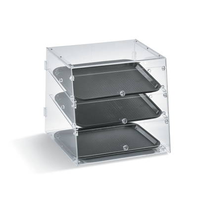 Vollrath KDC1418-3-06 3-Tier Acrylic Knock-Down Bakery Display C