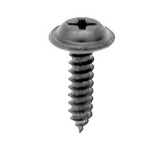 Phillips Flat Washer Tap Screw 10 x 3/4 Black E-Coat