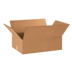 19 X 13 X 6 ECT32 FLAT CORRUGATED CARTON 25/BD   19136