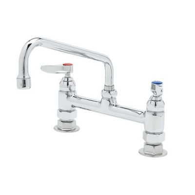 T&S Brass B-2280-060X Double Pantry Faucet Deck Mount