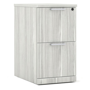 PL249 MOBILE PEDESTAL FILE/FILE - Silver Birch