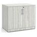 PL113 35"W DOUBLE DOOR CABINET- Silver Birch