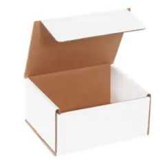 6 X 5 X 3" WHITE CORRUGATED MAILER 50/BD   M653