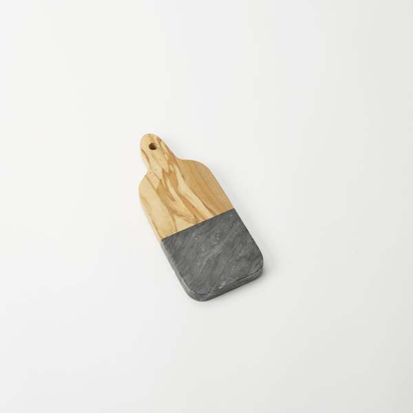 Olive Wood/Marble Serving Peels