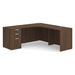 CLALD1003 Right 71"x71" Classic L-Shape Desk- Modern Walnut