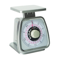 Taylor TS5 5 lb x 1/2 oz Stainless Steel Analog Portion Control Scale