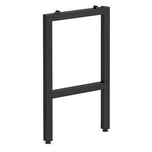 PLTLEGU2441H 24" METAL U LEG 41"H - Black