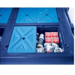 Cambro KVC854C186 Camkiosk Cart with 4 Pan Wells & Beige Canopy 