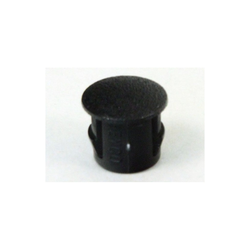 Plug, Hole, Rnd, 0.38H, Blk