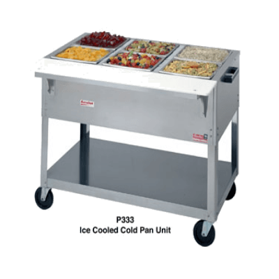 Duke Manufacturing P332 Aerohot Portable Ice Cooled Cold Pan Unit 30-3/8"