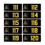 Equipment Room Issue Bin Sticker Sheets
