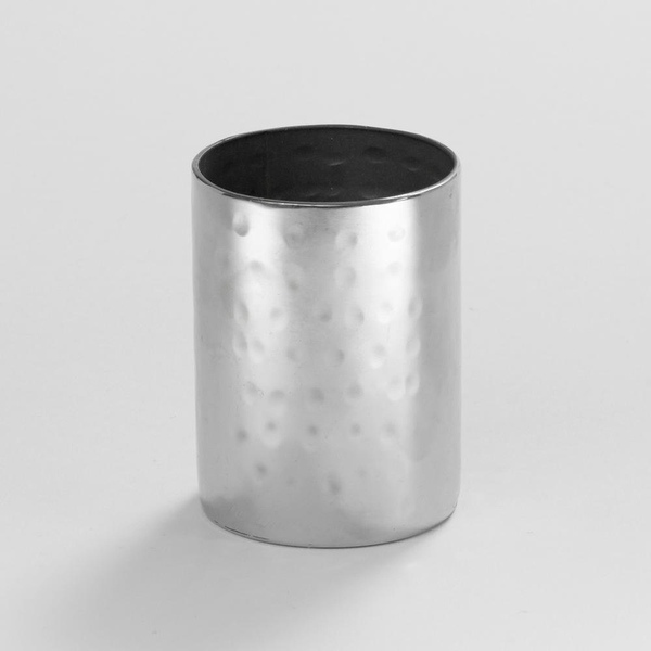 Hammered Stainless Steel Bud Vase & Sugar Packet/Cube Holders