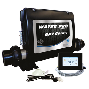 Water Pro BP7 Retro-Fit Spa Control 4.0kW Heater SpaTouch2T Panel 50-BP7-SS-40-K