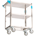 Carlisle UC3031524 15.5" x 24" 3-Shelf Stainless Steel Utility C