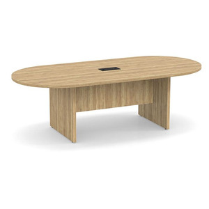 8ft Racetrack, slab base Conference Table: ASPEN 