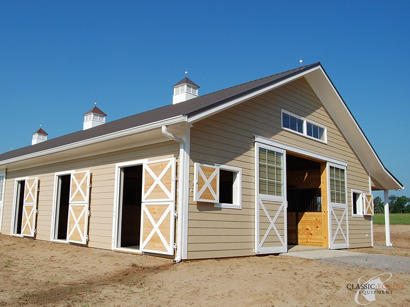 Horse Barn End Doors Classic Equine Equipment
