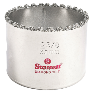 STARRETT KD0238-N 2-3/8'' (60mm) Diamond Grit Hole Saw