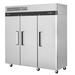 TURBO AIR M3F72-3-N 3-SECTION REACH-IN FREEZER