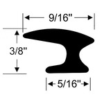 3/8" Window Glaze Edge Weatherstrip