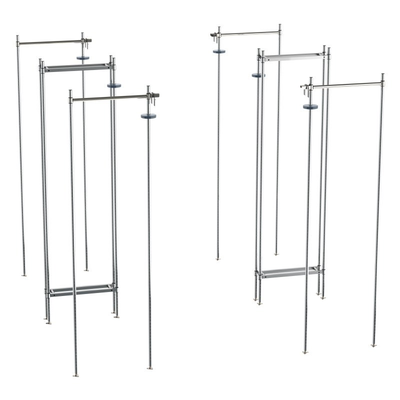 Metro LTTE24C Super Erecta & Super Adjustable Double Deep Top-Track Stationary End Unit Kit 24"W