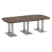 PALAR7636N-BRUSHED - 8ft. Arena Conference Table with Brushed Palmer Base